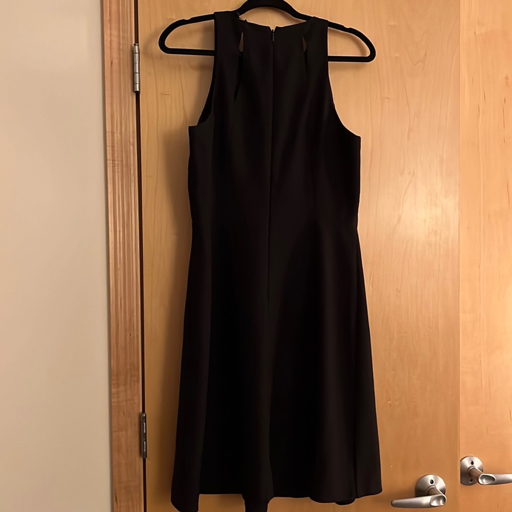 Banana Republic black dress, slit back, size 10